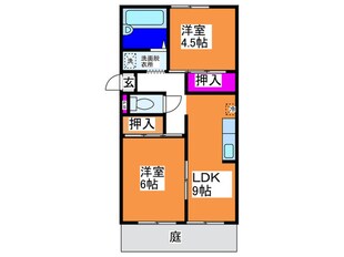 メロディハウス樫山の物件間取画像